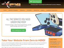 Tablet Screenshot of heroweb.com